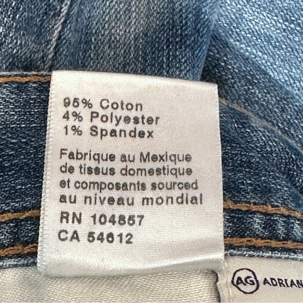 AG Adriano Goldschmied The Graduate Tailored Stretch Denim Jeans Men’s 38x28 - Picture 7 of 7